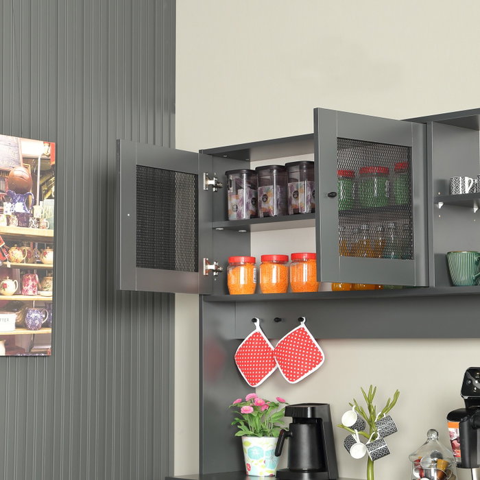 Hanah Home Armario Multiusos Grano 140 - Anthracite
